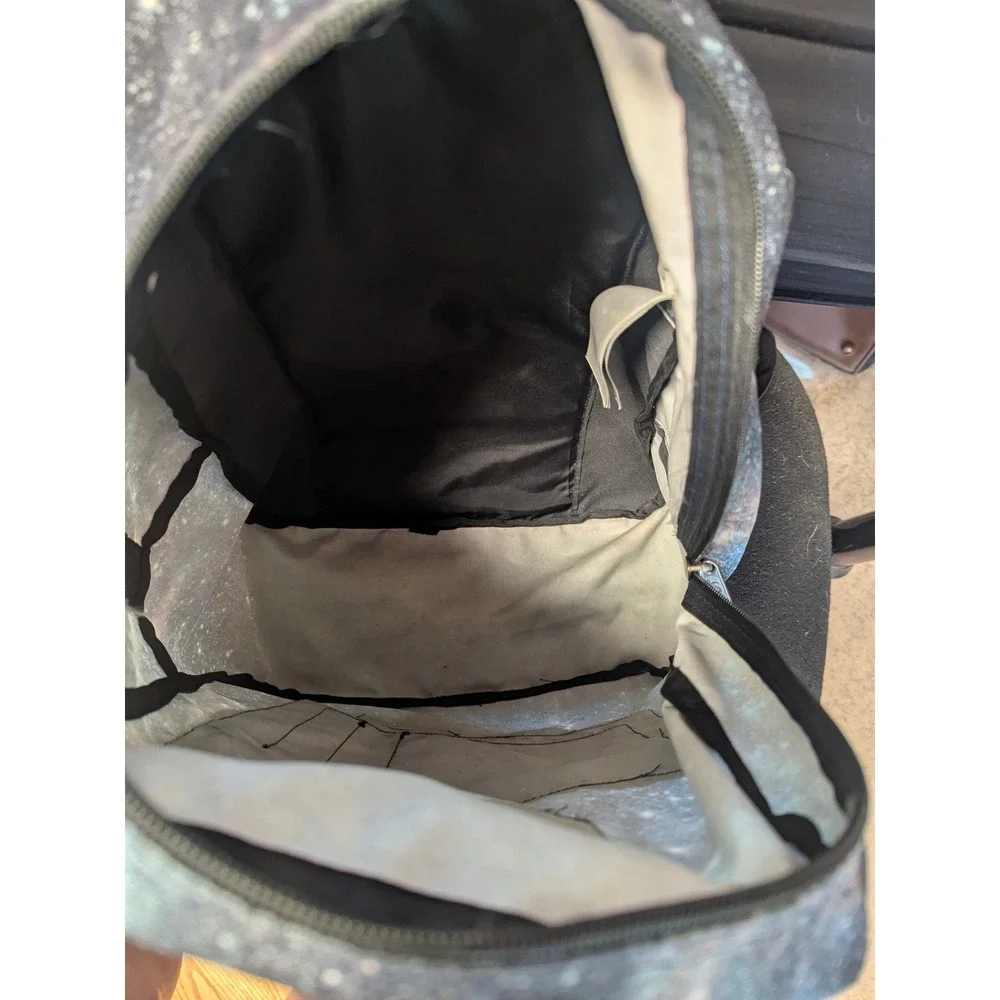 JanSport Galaxy Print Backpack Unisex OS Blue Purple Good Cosmic SuperBreak